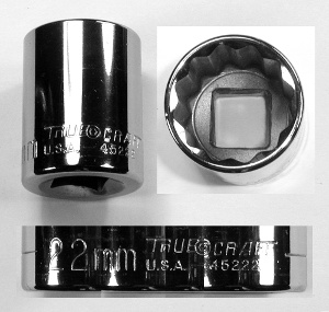 [Truecraft 45222 1/2-Drive 22mm Socket]