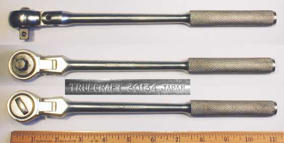 [Truecraft 30134 3/8-Drive Flex-Head Ratchet]