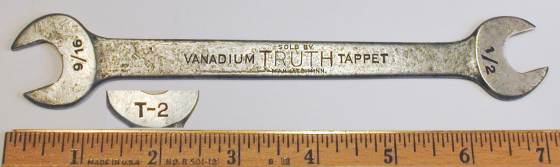 [Truth T-2 1/2x9/16 Tappet Wrench]