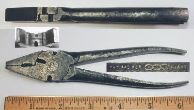 [Utica Early No. 1000-6 6 Inch Giant Button's Pattern Pliers]