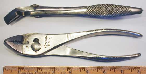 [Utica 512 8 Inch Bent-Nose Combination Pliers]