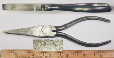 [Utica 86-6 6 Inch Long Flat-Nose Pliers]