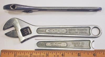 [Utica Early No. 91 6 Inch Adjustable Wrench]