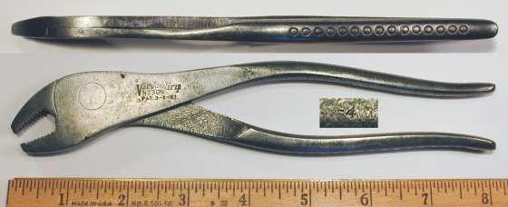 [Vacuum Grip No. 308 Angle-Nose Battery Pliers]