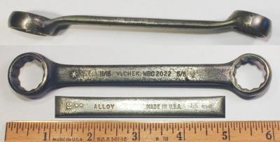 [Vlchek WBC2022 5/8x11/16 Short Angled Box-End Wrench]