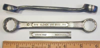 [Vlchek WBC2022 5/8x11/16 Short Angled Box-End Wrench]