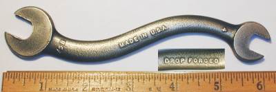 [Vlchek 75B 3/8x7/16 S-Shaped Open-End Wrench]