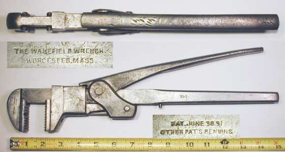 [Wakefield No. 3 Quick-Adjusting Pipe Wrench]