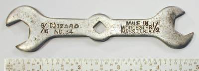 [Wakefield Wizard No. 34 1/2x9/16 Nut-and-Tap Open-End Wrench]