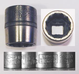 [Walden-Worcester 230/830 1/2-Drive 15/16 Double-Hex Socket]