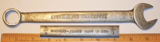 [Walden 2156 3/4 Combination Wrench]