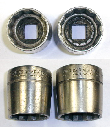 [Ward's Riverside Chromium Vanadium 1/2-Drive Sockets]