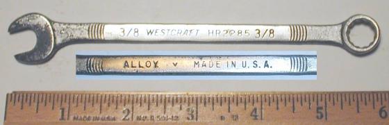 [Westcraft HR2285 3/8 Combination Wrench]