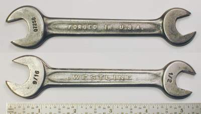 [Westline 0725B 1/2x9/16 Open-End Wrench]