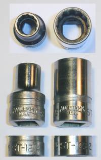 [Williams U.S.A. ST-12xx 1/2-Drive Transitional Sockets]