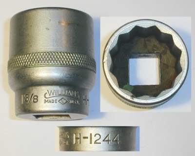 [Williams H-1244 3/4-Drive 1-3/8 Socket]