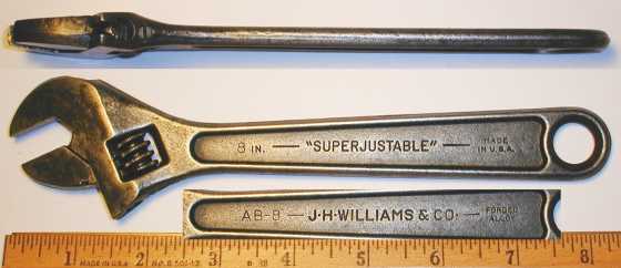 [Williams AB-8 8 Inch Adjustable Wrench]