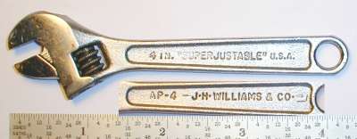 [Williams AP-4 4 Inch Adjustable Wrench]