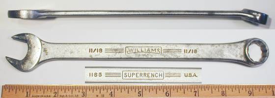 [Williams 1165 11/16 Combination Wrench]
