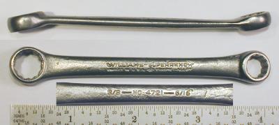 [Williams 4721 5/16x3/8 Box-End Wrench]