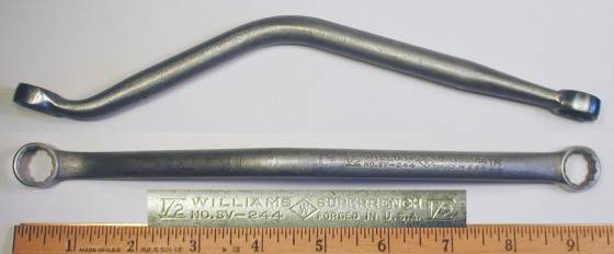 [Williams SV-244 1/2x1/2 Single-Offset Box Wrench]