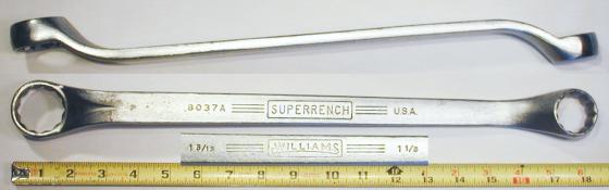 [Williams 8037A 1-1/8x1-5/16 Offset Box-End Wrench]