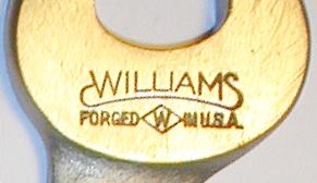 [Williams Forged in U.S.A. Face Markings]