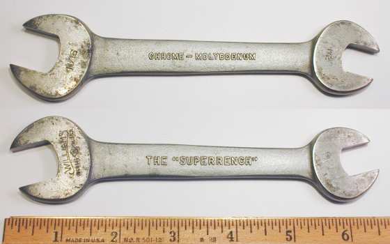 [Williams 1026 1/2x11/16 Open-End Wrench]