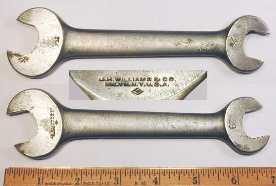 [Early Williams No. 29 11/16x25/32 Open-End Wrench]