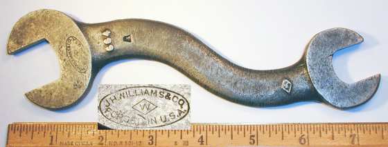 [Williams 664A 11/16x7/8 S-Shaped Wrench]