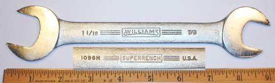 [Williams 1096H 7/8x1-1/16 Tappet Wrench]