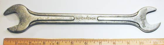 [Williams A1033C 15/16x1 Ribbed-Style Open-End Wrench]