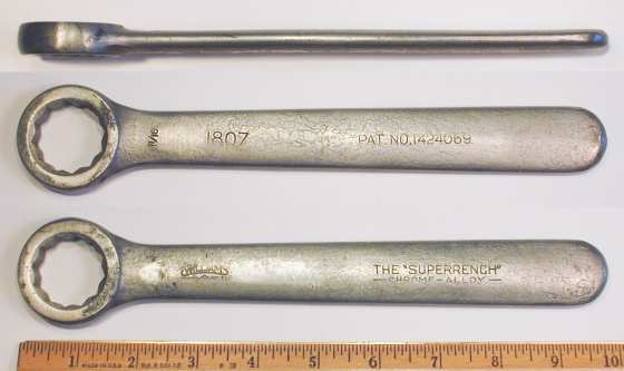 [Williams 1807 1-1/16 Single-Box Engineer's Wrench]