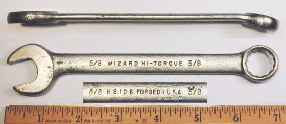 [Wizard H2106 5/8 Combo Wrench]